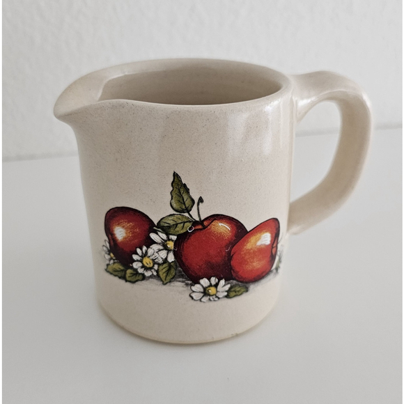 Shaker And Thangs Other - Vintage 70's Shakers and Thangs Pottery Apple Vase & Creamer